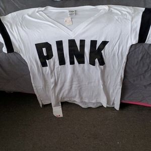 PINK v-neck shirt